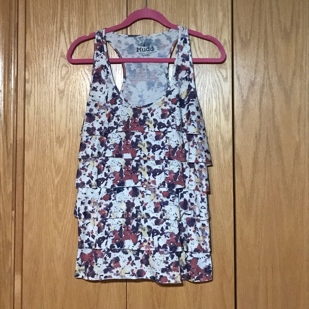 Mudd size xl ruffle top
